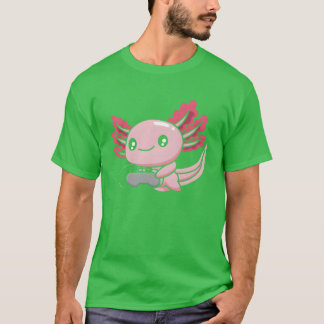 ゲーマー+ゲーミング+愛好者+オタク+ゲーマー Aolotl Tシャツ