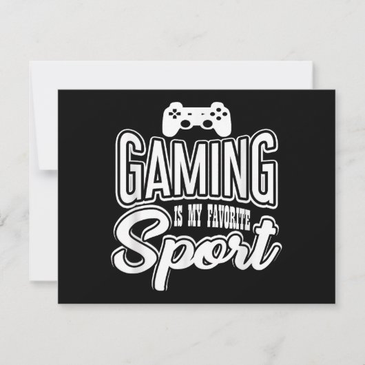ゲーマー – ゲームは私のスポお気に入りのート セーブザデート (正面)