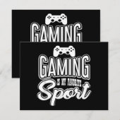 ゲーマー – ゲームは私のスポお気に入りのート セーブザデート (正面/裏面)