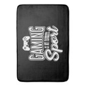 ゲーマー – ゲームは私のスポお気に入りのート バスマット (正面縦)