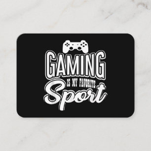 ゲーマー – ゲームは私のスポお気に入りのート 名刺