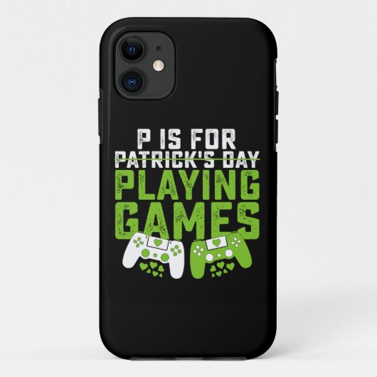 ゲーマー ゲーム好きのためのセントパトリック Case-Mate iPhoneケース (裏面)