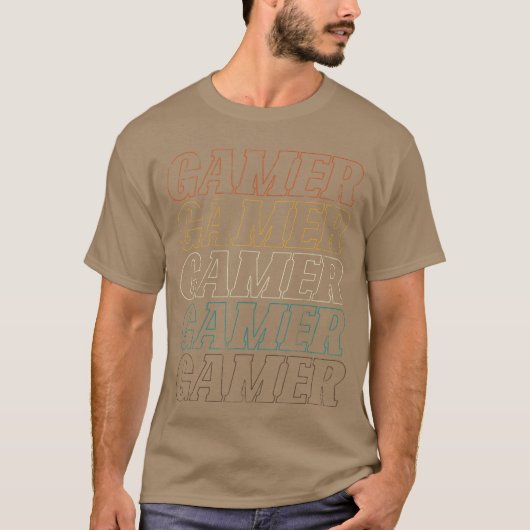 ゲーマー ゲーム おもしろい Tシャツ (正面)