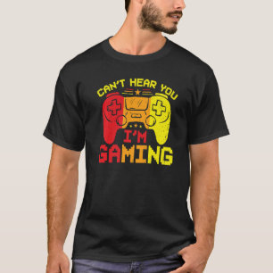 ゲーマー・コントローラー・ガミをゲームしているとは聞き取れない Tシャツ