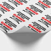 ゲーマー・コンピューター・プログラマー ラッピングペーパー (角)