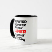 ゲーマー・コンピュータ・エンジニア マグカップ (正面左)