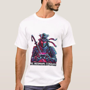 ゲーマー・サムライ – ライズ、リスポーン、サイバーパンクの征服 Tシャツ