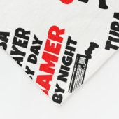 ゲーマー・トゥーバ選手 フリースブランケット (角)