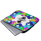 「ゲーマー」ノートパソコンのネオプレン製ケース ラップトップスリーブ (正面下部)