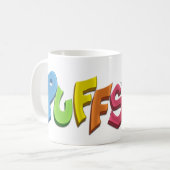 ゲーマー·パフ·マグ コーヒーマグカップ (正面左)
