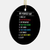 ゲーマー・パーフェクト・デイ セラミックオーナメント (右)