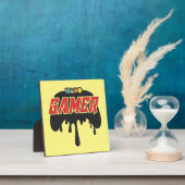 ゲーマー，ビデオゲームコントローラー – ゲーミングユーモアのジョークP フォトプラーク (インサイチュ)