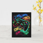 ゲーマー ビデオ ゲーム コントローラー 17 カード (黄色い花)