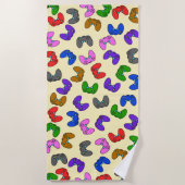 ゲーマー ビーチタオル (正面)