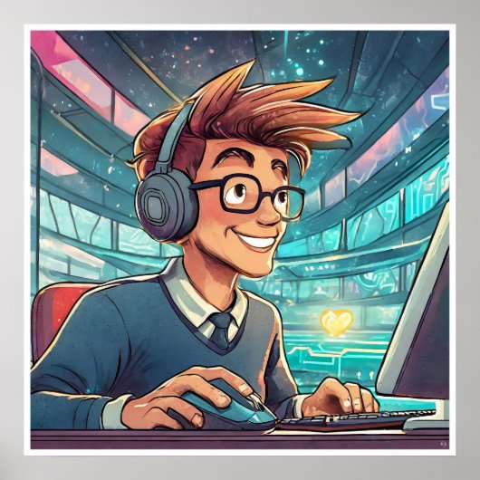 ゲーマー – プリント (正面)