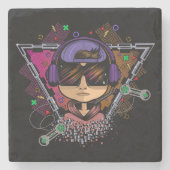 ゲーマー・ボーイ・バルーン ストーンコースター (正面)