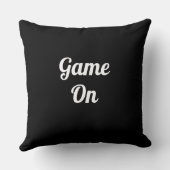 ゲーマー ボーイ ブルー、ライム グリーン、ブラック クッション (裏面)