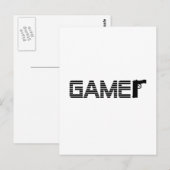 ゲーマー ポストカード (正面/裏面)