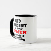 ゲーマー・メッド学生 マグカップ (正面左)