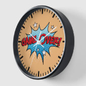 ゲーマー 壁時計 (傾斜)