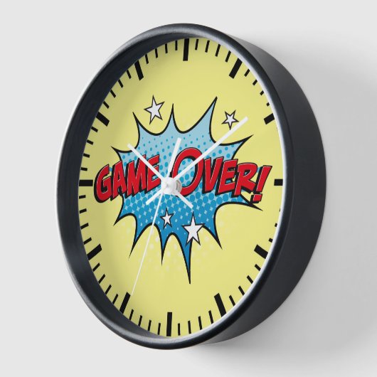 ゲーマー 壁時計 (傾斜)