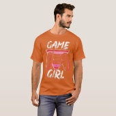 ゲーマー 女性 女子 ギフト アイデア ビデオゲーム コントローラー Tシャツ (正面フル)