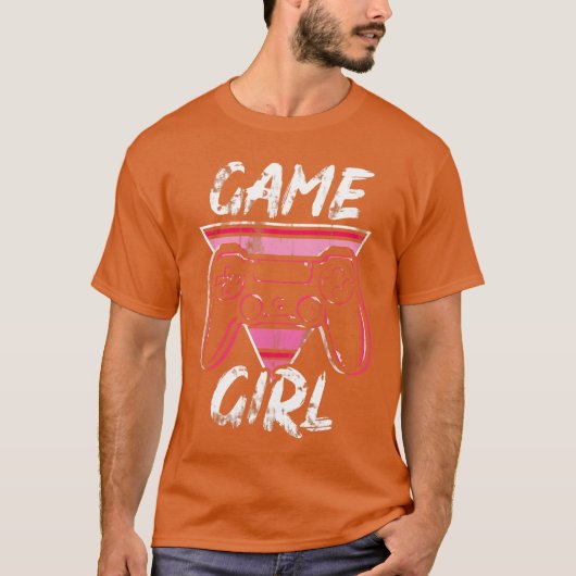 ゲーマー 女性 女子 ギフト アイデア ビデオゲーム コントローラー Tシャツ (正面)