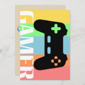 ゲーマー 招待状 (正面/裏面)