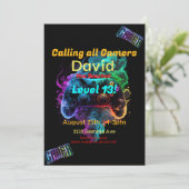 ゲーマー、次のレベル、プレーヤー1ビデオゲーム 招待状 (スタンド正面)