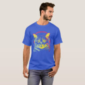 ゲーマー+猫+音楽好き+おもしろい Tシャツ (正面フル)