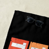 ゲーマー。男だ。神話。伝説。 ビーチタオル (インサイチュ)