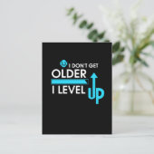 ゲーマー 私は年をとらない、レベルが上がるだけ ポストカード (スタンド正面)