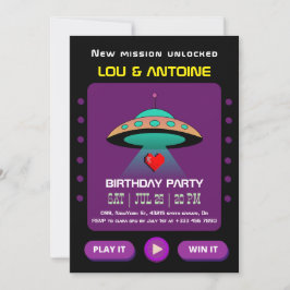 ゲーマー 誕生日 招待状