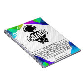 "ゲーマー" IPAD ケース ノートブック (右側)