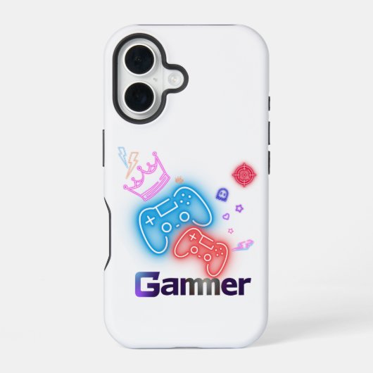 ゲーマー iPhone 16ケース (裏面)