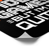 ゲーマー - PC ゲーム機 オンライン ゲーミング - 楽しい ポスター (角)