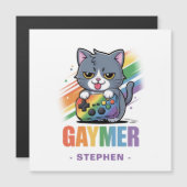 ゲーマー – Rainbow Gaming Cat with Console | LGBTQ 2 (正面/裏面)