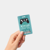 ゲーマー VIP パス 誕生日招待状 バッジ (手持ち)