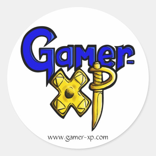 ゲーマー – XP ラウンドシール (正面)