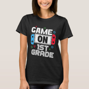 ゲーマーCkトゥースクール面白いゲーム1年生の子供の男の子 Tシャツ