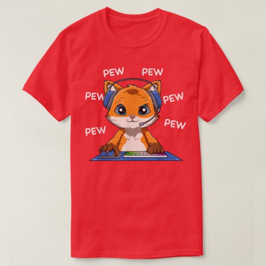 ゲーマーFoOnlineゲーミングコンピュータビデオゲーム Tシャツ (デザイン正面)