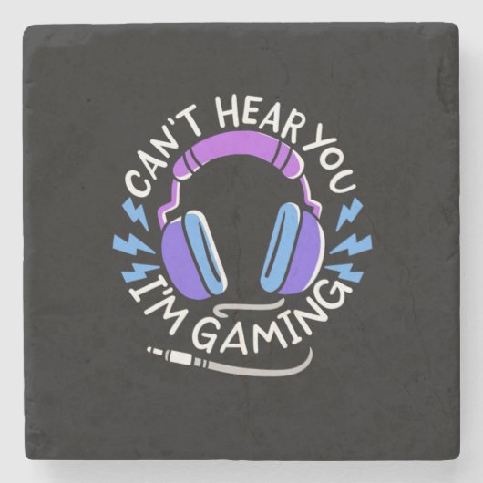 ゲーマーI Am Gaming ストーンコースター (正面)