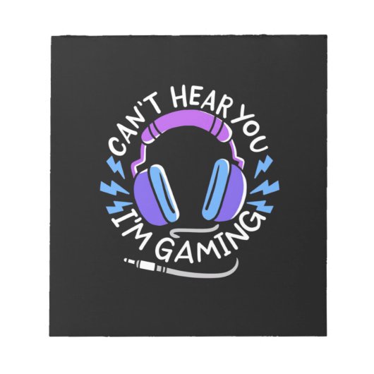 ゲーマーI Am Gaming ノートパッド (正面)