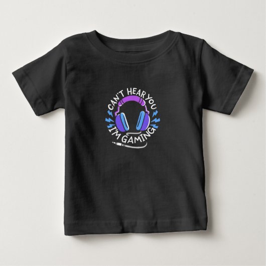 ゲーマーI Am Gaming ベビーTシャツ (正面)