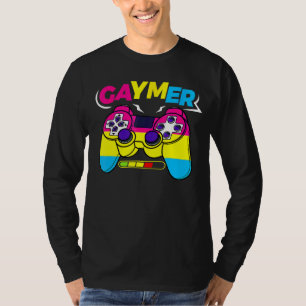 ゲーマーLgbtプライドコントローラーVideo GameパンセクシャルG Tシャツ