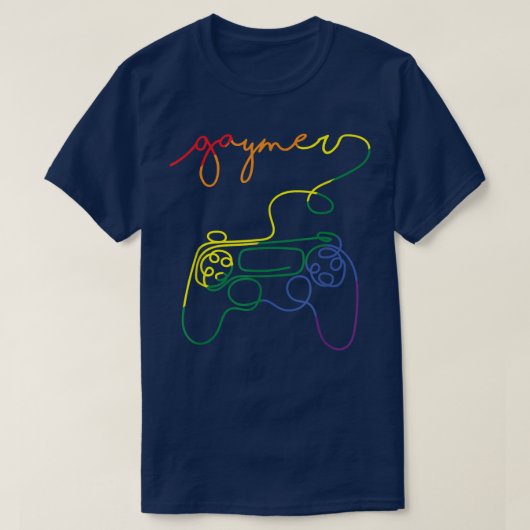 ゲーマーLGBTプライドビデオゲーム愛好家メンズウィメンズキッズ Tシャツ (デザイン正面)