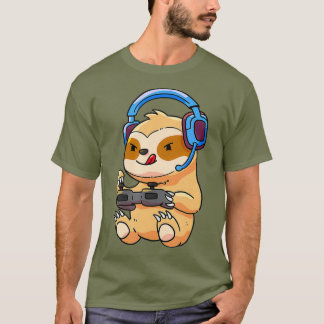 ゲーマーSlothゲームSlothsビデオゲームギフト Tシャツ