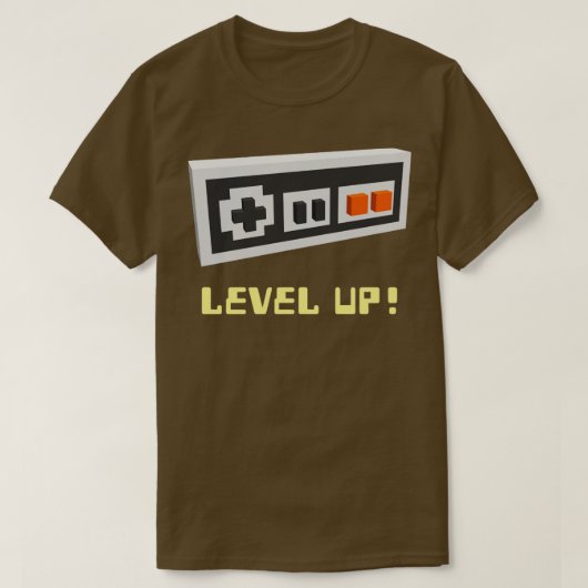 ゲーマーTシャツをレベルアップ Tシャツ (デザイン正面)