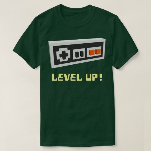 ゲーマーTシャツをレベルアップ Tシャツ (デザイン正面)