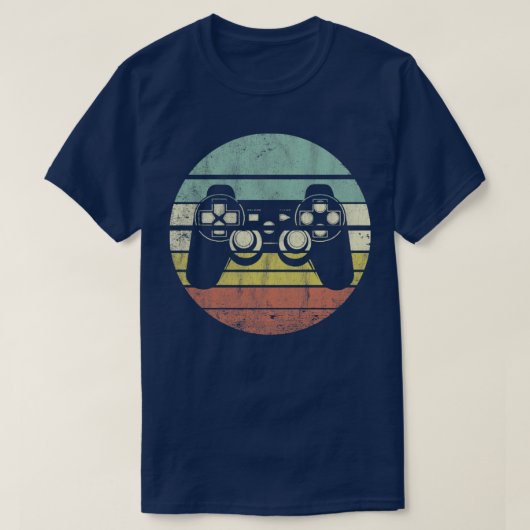 ゲーマーTシャツレトロゲームコントローラヴィンテージギフトFo Tシャツ (デザイン正面)